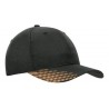 Cap - mod. 4007:Black, Polyester, Orange